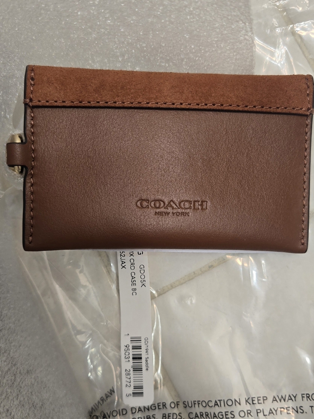 Coach Leather Card Holder